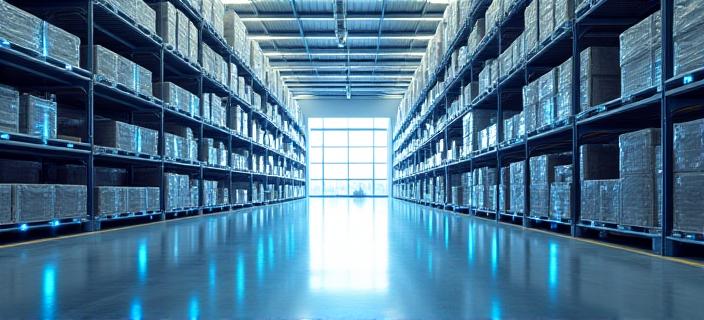 High tech warehouse security and management interface