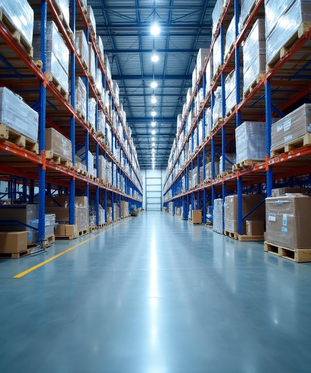 Modern logistics warehouse facility